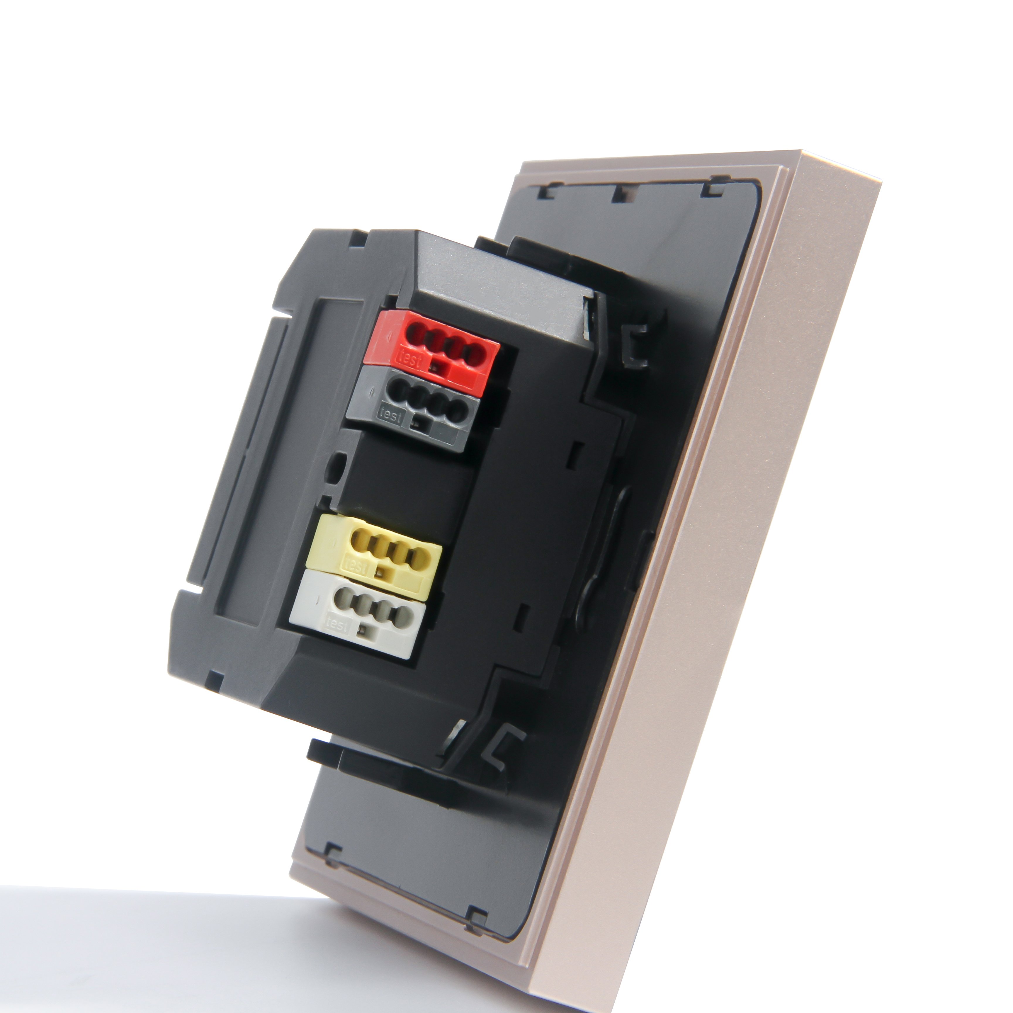 Hotel Wall Switch KNX Smart Automation System Intelligent Tremperature Control Push Button Panel