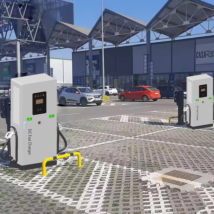 Hicbest CCS2 GB/T 40-400kw Fast Charging Dc Charger Ev Dc Three Guns Charging Ev Charger Station for Electric Cars Buses Trucks