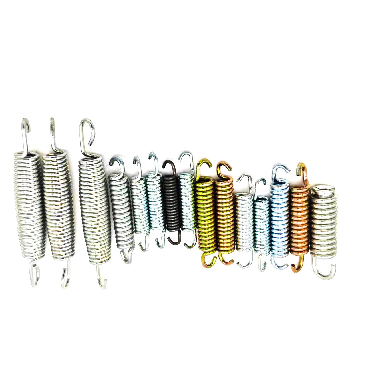 Huifeng Manufacturer Custom Carbon Steel Big Wire Diameter Galvanized Double Hook Trampoline Spring