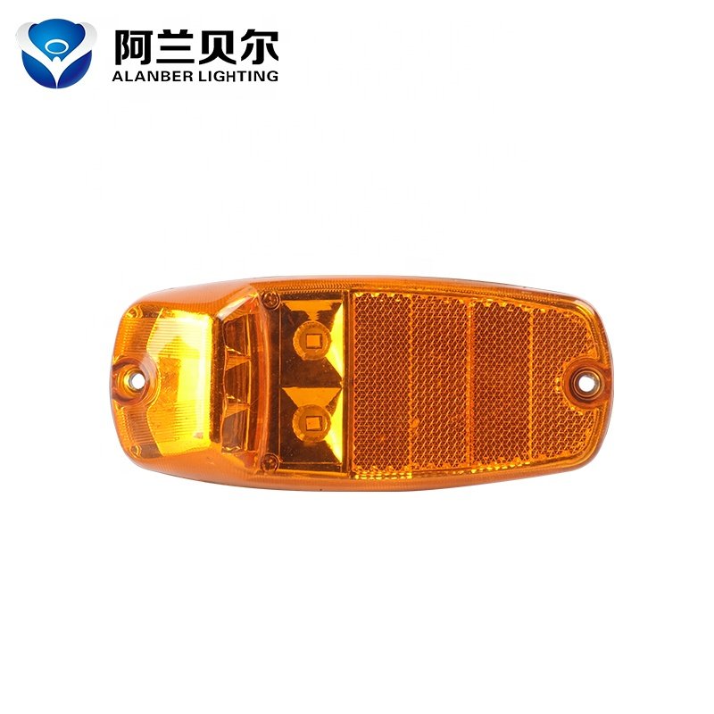 High Quality 5pcs LEDs Square Side Marker&Clearance Light for Marco Polo Buses Trucks Trailers Buses