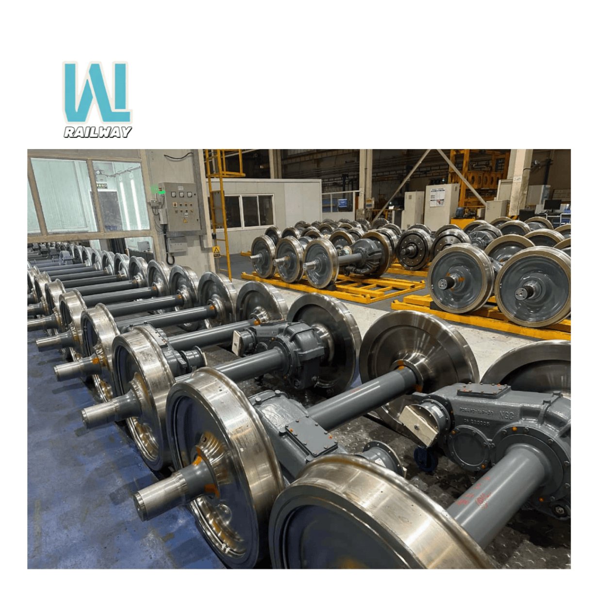 DF4D Durable Lime Hopper Car Wheelset Railway Equipment with Wear-Resistant Wheels Train