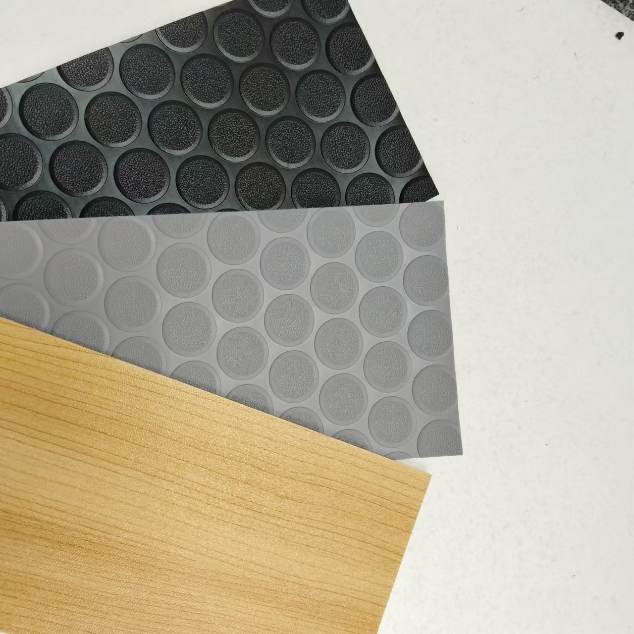 Elegantly Adorned Bus Flooring with Premium PVC Leather Fabric.