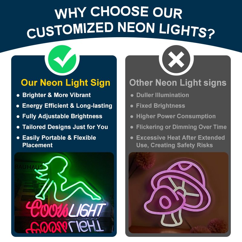 Custom LED Neon Signs Lights for Home and Party High-Quality Durable Bright Light Ideal for Ambiance Creation