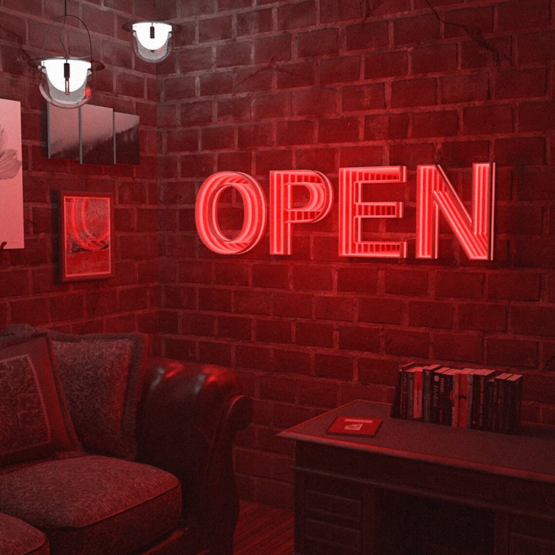Custom 3D Infinity Mirror Letters,Custom Infinity Mirror Logo,Personalized Infinity Mirror LED for Bar/Salon/Business Wall Decor