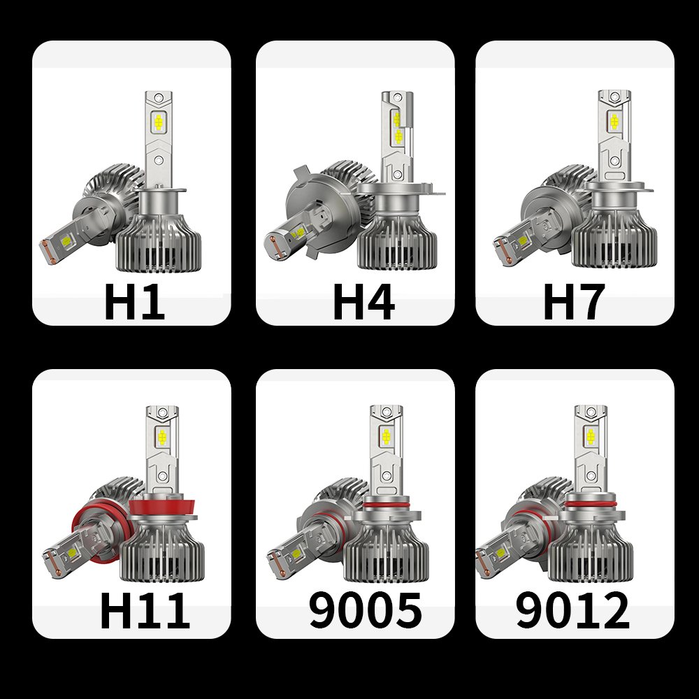 T7 160W 6000K 3570 6 Chips 55 Mil Three Copper Tubes 16000LM H7 H8 H9 H11 9005 9006 Strong Driver Automotive Led Headlight Bulb