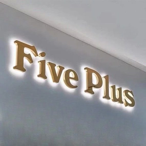 3D Metal Letters Logo Letter Sign Company Logo Design Business Signs Custom Channel Letter Store Sign for Business
