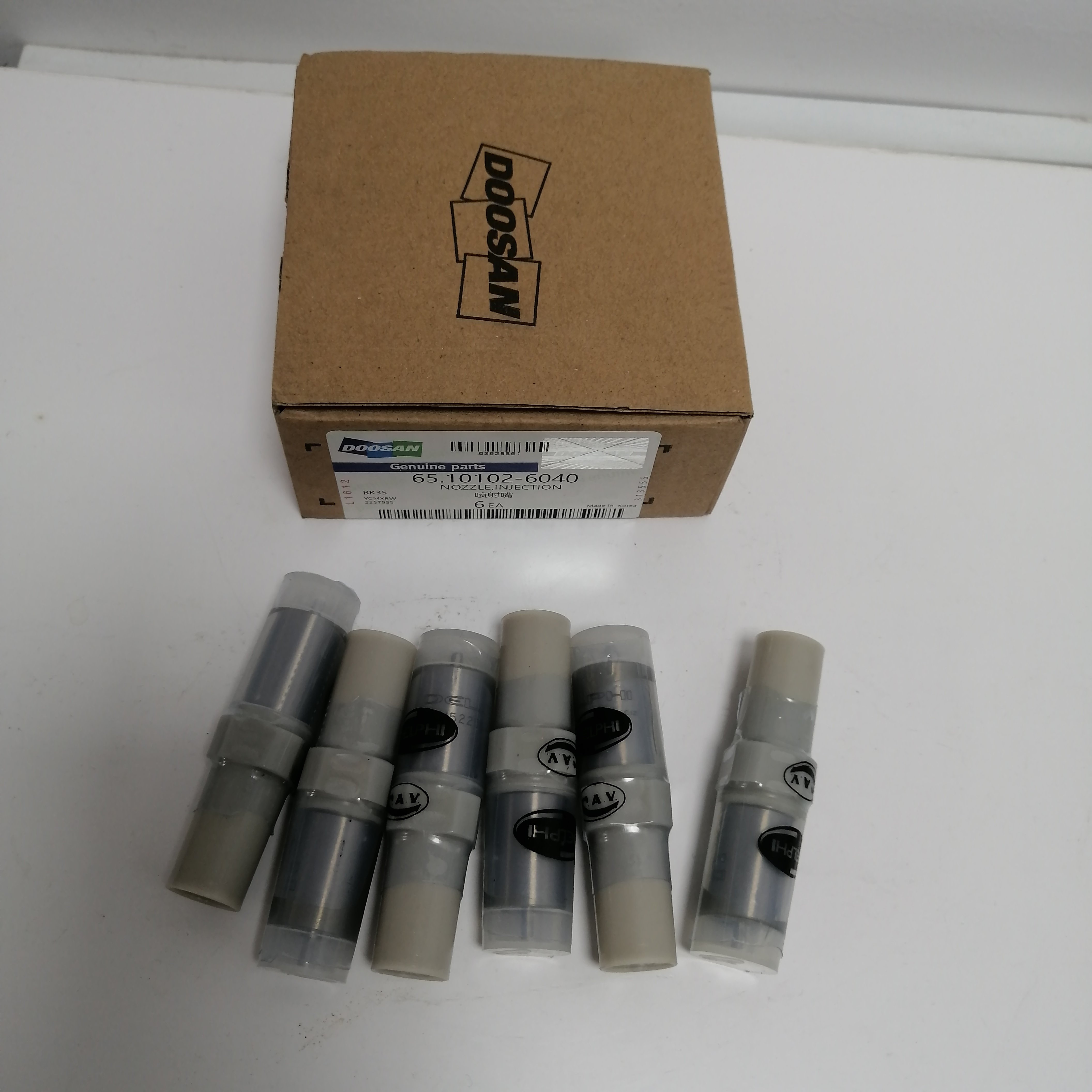 Doosan De08tis Engine Parts Nozzle Injection 65.10102-6040