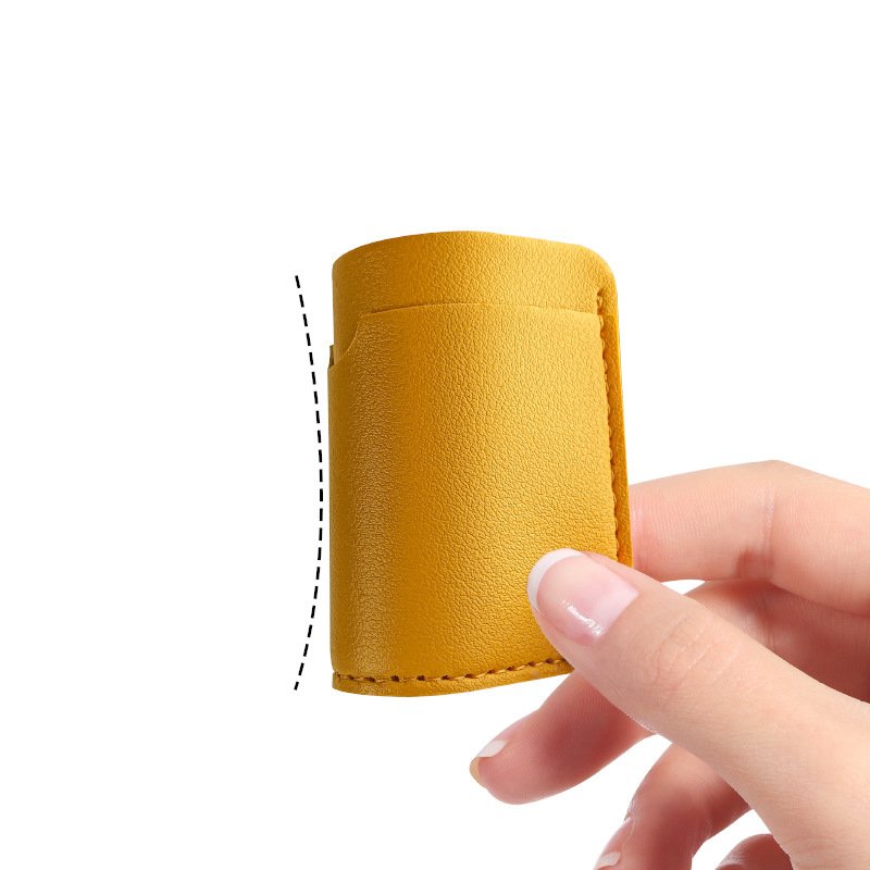 Hot Sale Slim PU Cards Holder Wallet Super Thin 3 Slots PU Leather Bus Card Holders for Students Multi-colors Can Custom Logo