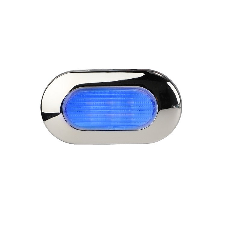 Led Custom Oblong Exterior Marine Stairs Boat Step Lamp Rv Courtesy Light for Motorhome Bus