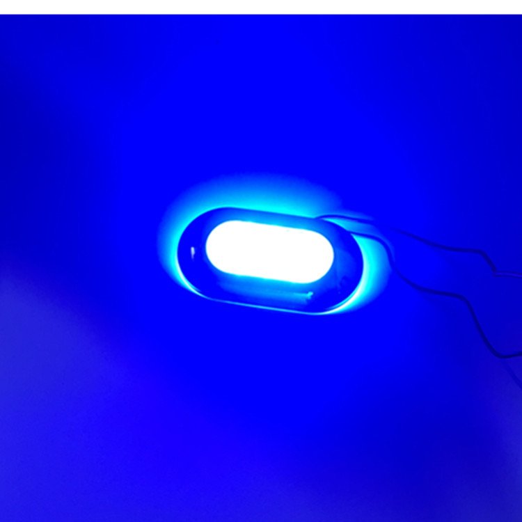 Led Custom Oblong Exterior Marine Stairs Boat Step Lamp Rv Courtesy Light for Motorhome Bus