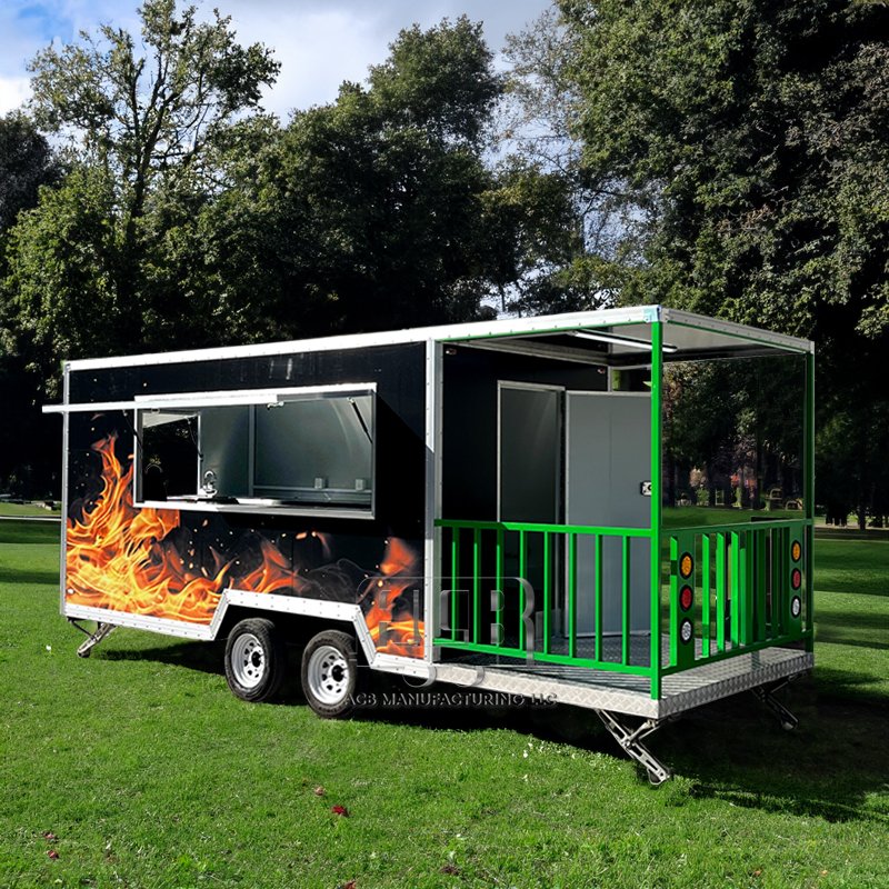 Cheap Food for Truck Sale Food Truck With Full Kitchen Remorque Alimentaire Mobile Kiosk Trailer Bus Coffee With Great Price