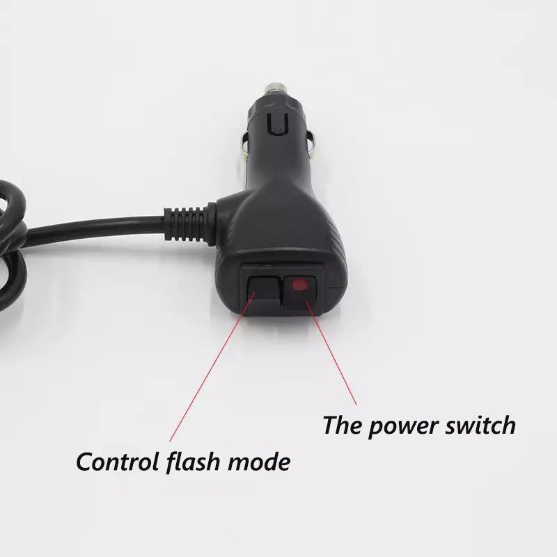 21inch LED Bar Magnetic Mount for Emergency Light 12-24V Warning Lightbar 40LED Car Truck Rescue Car Strobe Light