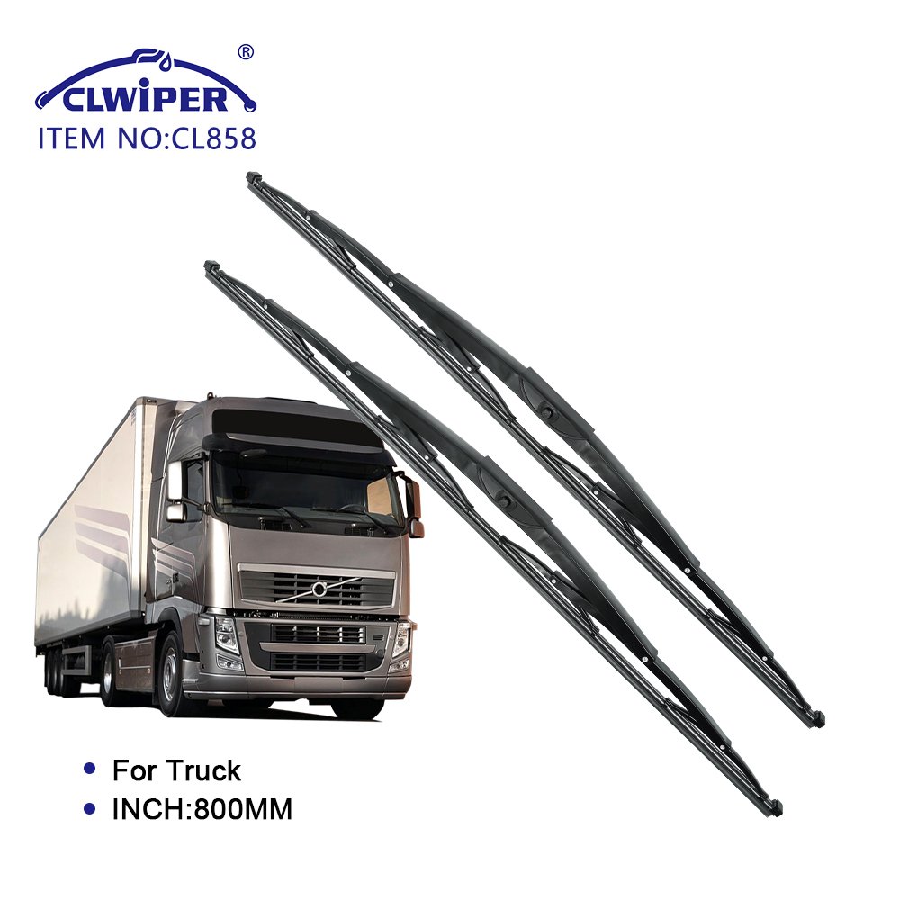 CLWIPER 1000mm Car Wiper Factory Natural Rubber Refill Metal Wiper Blade for Truck With One/two Adapter