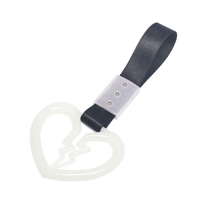 JDMotorsport88 Japanese JDM Glowing Tsurikawa Hang Ring Charm Subway Train Bus Handle Hand Strap Drift for Car