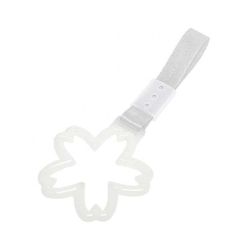 JDMotorsport88 Japanese JDM Glowing Tsurikawa Hang Ring Charm Subway Train Bus Handle Hand Strap Drift for Car