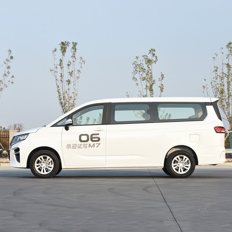Baw Luxury 7-Seater Mini Bus New China Petrol/Gas MPV Leather Seats Multi-Function Sunroof Electric Light for Families Left