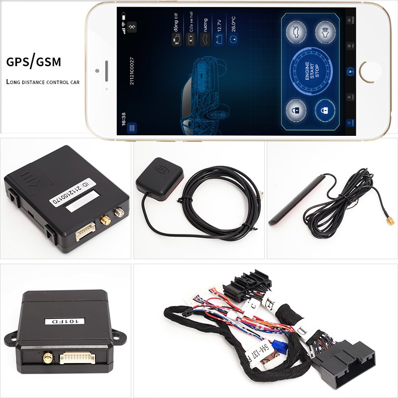 Long Distance GSM GPS Smart Phone APP Control Plug and Play CAN BUS Remote Engine Start Stop for 2022 Cross Fuel Car Smart Key