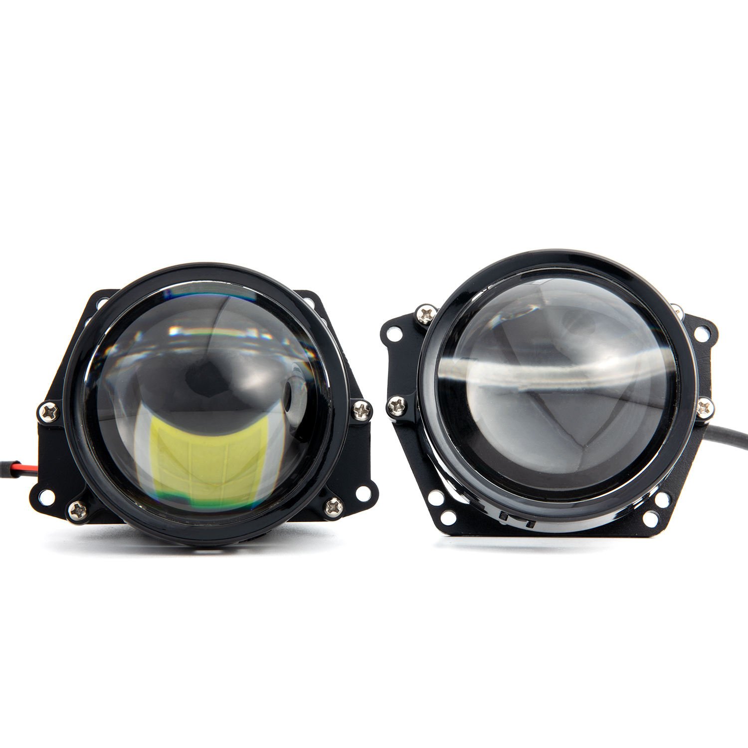 Factory Price Headlight Universal Car Led Lights Upgrade Super Bright 60w P6 Led Projector Lens 3.0 Head Light 6000K