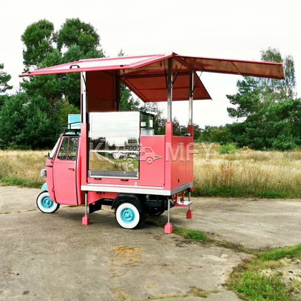 China Electric Food Cart Food Truck With Full Kitchen Equipment Mobile Beer Bar Kiosks Street Vending Food Truck