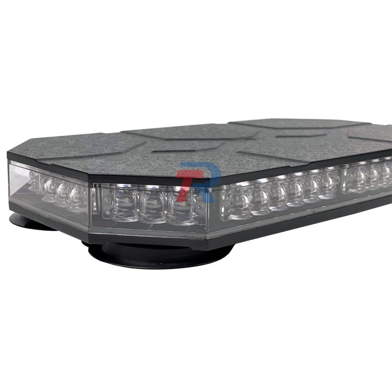 High Quality 14 Inch Car Roof Top LED Lighting System Mini Ambulance Light bar With Cigarette Lighter Controller & Magnetic Feet