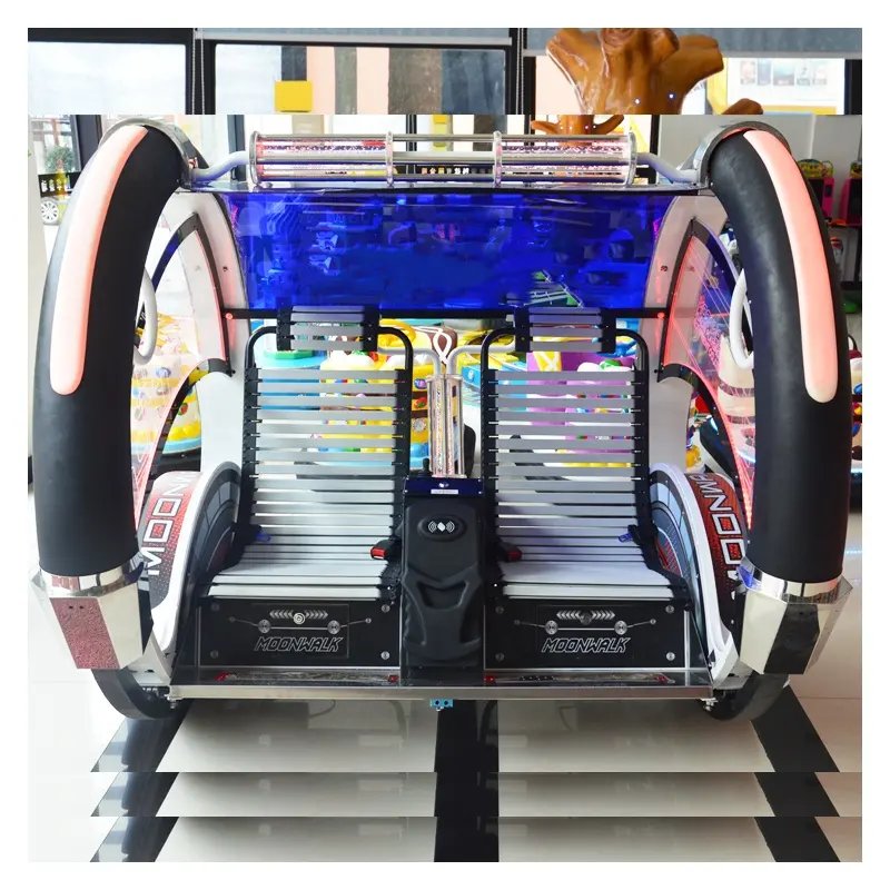 360 Degree Rotating Le Ba Car Shopping Center Attraction Rocking Bus Kids Arcade Machine Wheel 360 Rolling-Car for Rental