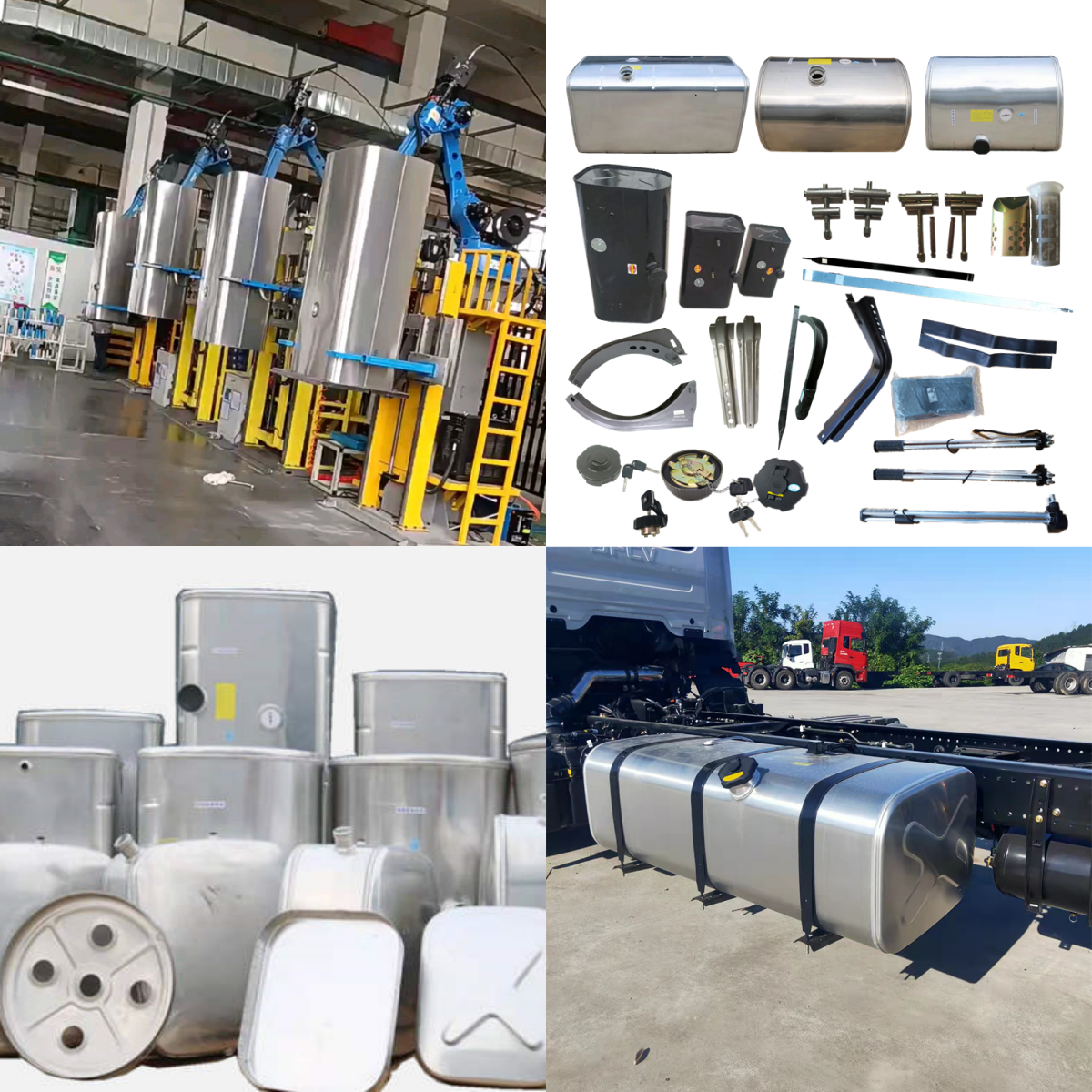 L50cm W42cm H60cm Truck Accessories Square Fuel tank Custom Truck Aluminum Fuel tank for Lorry