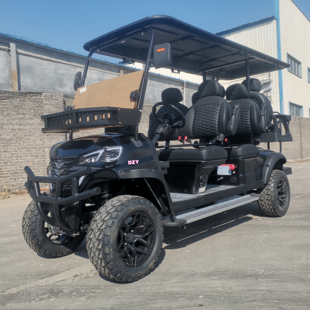 72V Lithium 6-Seater Electric Golf Cart Street Legal with CE Certification 4 Wheels