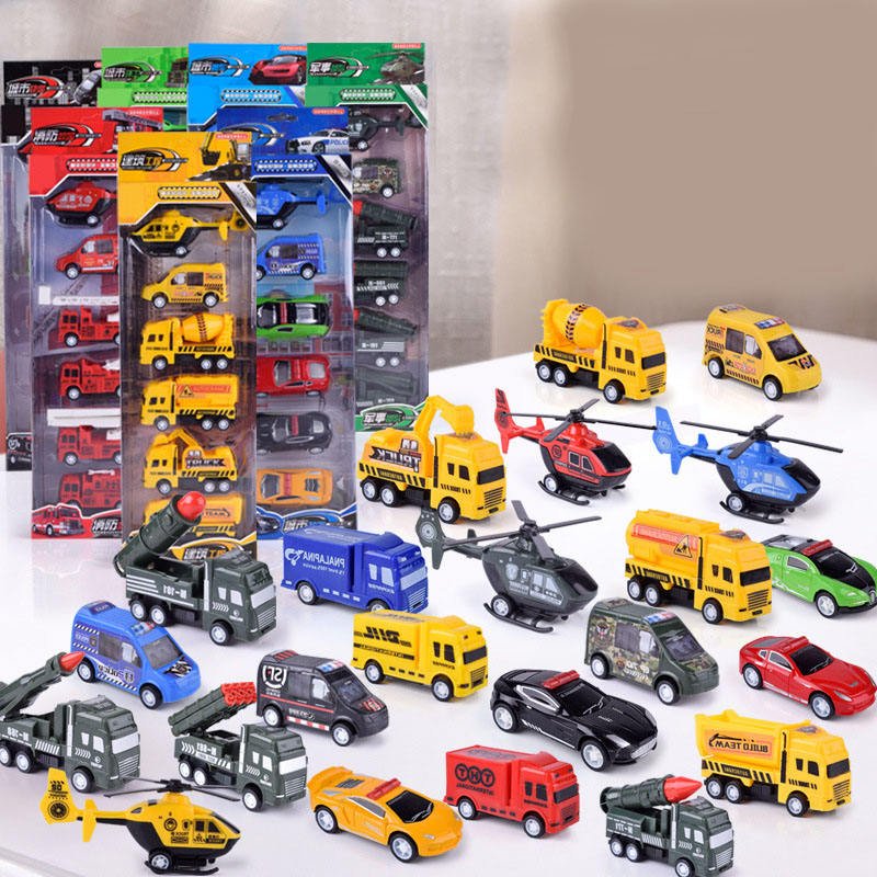 Die Cast Vehicle Toys Own Brand Student Bricks Mobile Combat Bus Police Car Army Model Building Block Kids Large Set