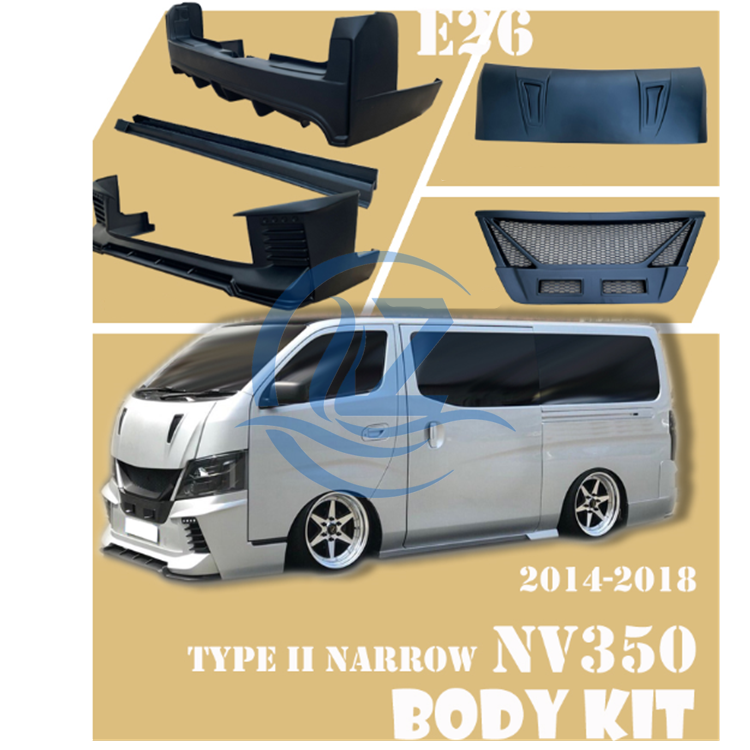 Fornissan Nv350 Accessories Narrow 2014-2018 E26 Bus Retrofit Upgrade Body Kit
