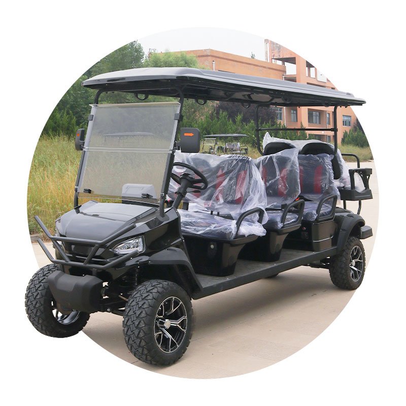 Street Legal 8 Seats Metal Steel Plastic Club Car Electric Golf Carts Car Buggy Scooter with Curtis Carro De Golf Electrico