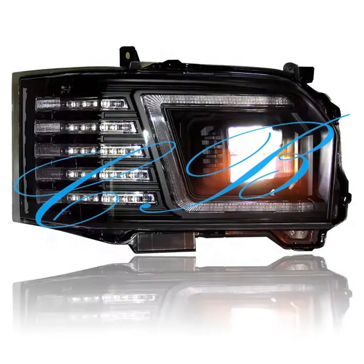 Car Accessories Led Headlamp for HIACE Van KDH200 2014-2018 Modified 81130-26800 81170-26800 Hiace Bus LED Headlight 81170-26420