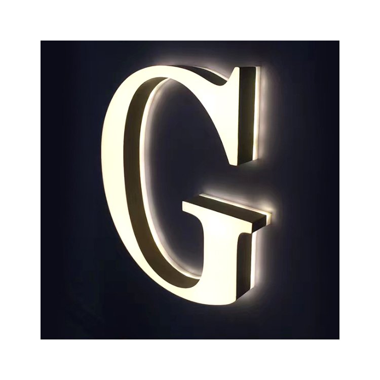 Custom 3D Modern House Number Address Mini Led Acrylic Sign