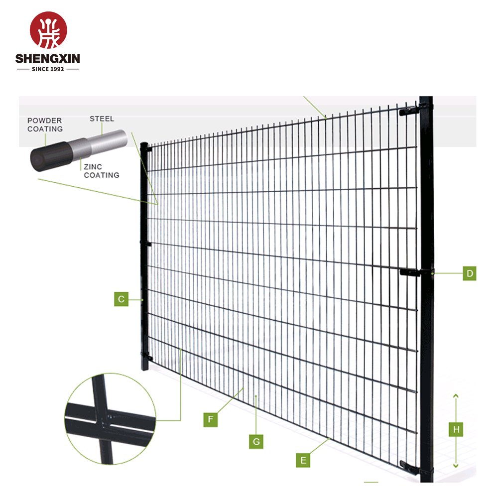 High Quality Double Wire Fence Double Wire Mesh Fence 656/868 Welded Wire Mesh Fence for Sale