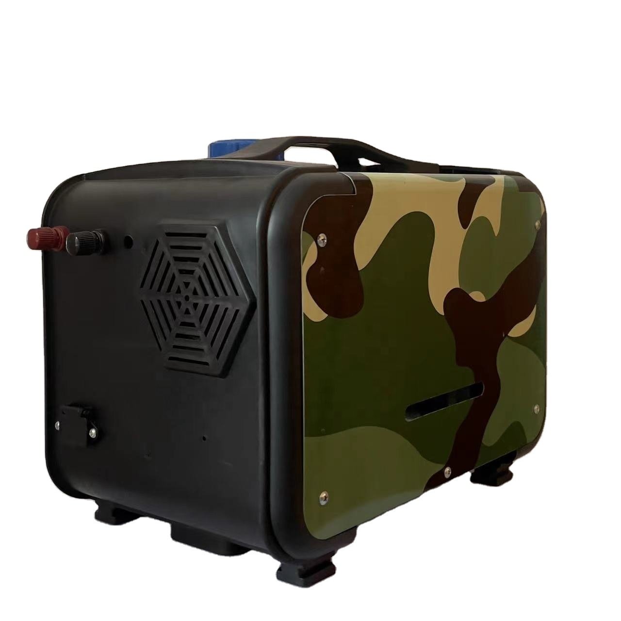 New Parking Heater Camouflage Painted Version,15L Tank,Diesel Air Heater 12V,Muffler, Diesel Parking Heater