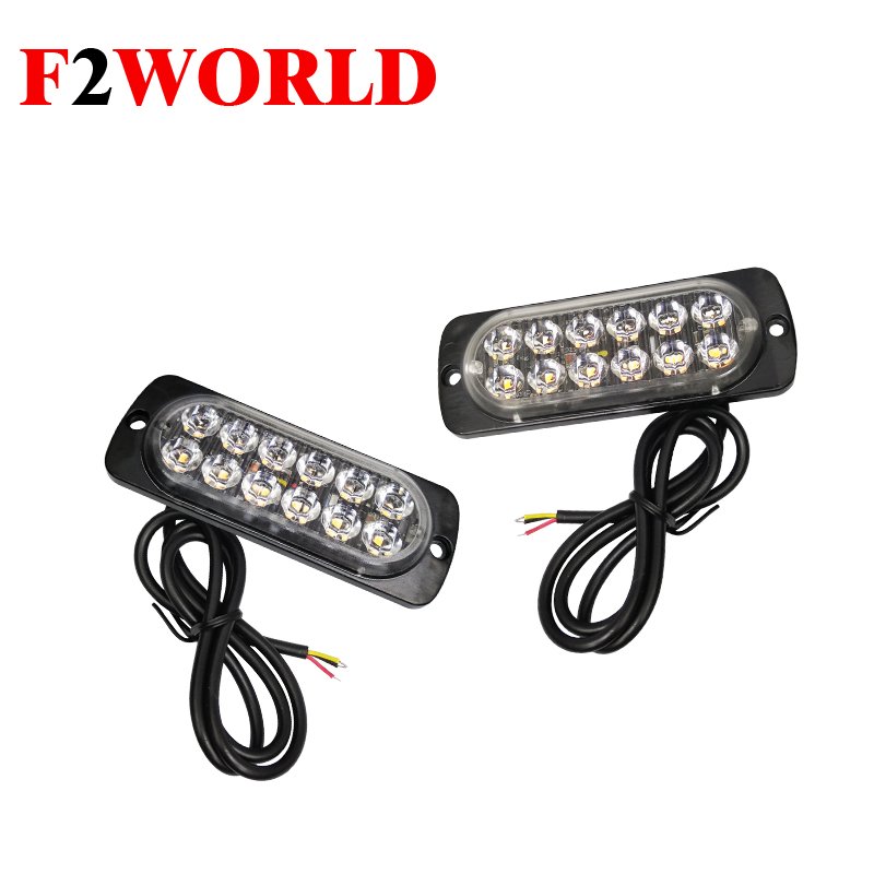 12V 24V Emergency Strobe Light Emergency Warning Hazard Flashing Bar for Off Road Vehicle Truck Train Boat Marine Bus Tank