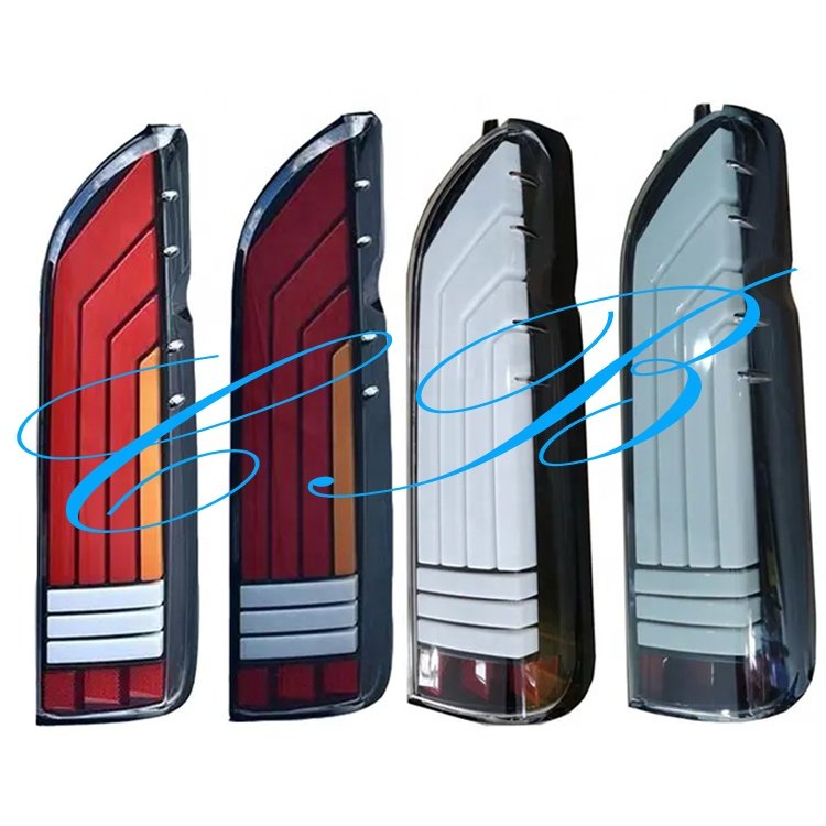 Quantum Parts Smoke LED Back Tail Lamp for Hiace Van Mini Bus KDH200 2005-18 Multicolored LED Tail Light 81560-26200
