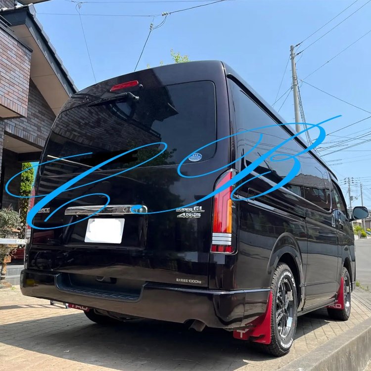 Quantum Parts Smoke LED Back Tail Lamp for Hiace Van Mini Bus KDH200 2005-18 Multicolored LED Tail Light 81560-26200