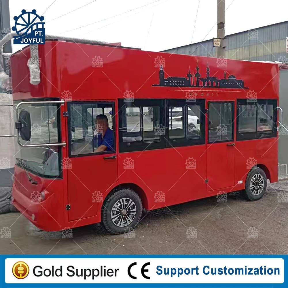 High Quality 18-Seater Luxury 18 Passenger Tourist Bus 72V Electric City Sightseeing Electrical Vehicle for Tourists