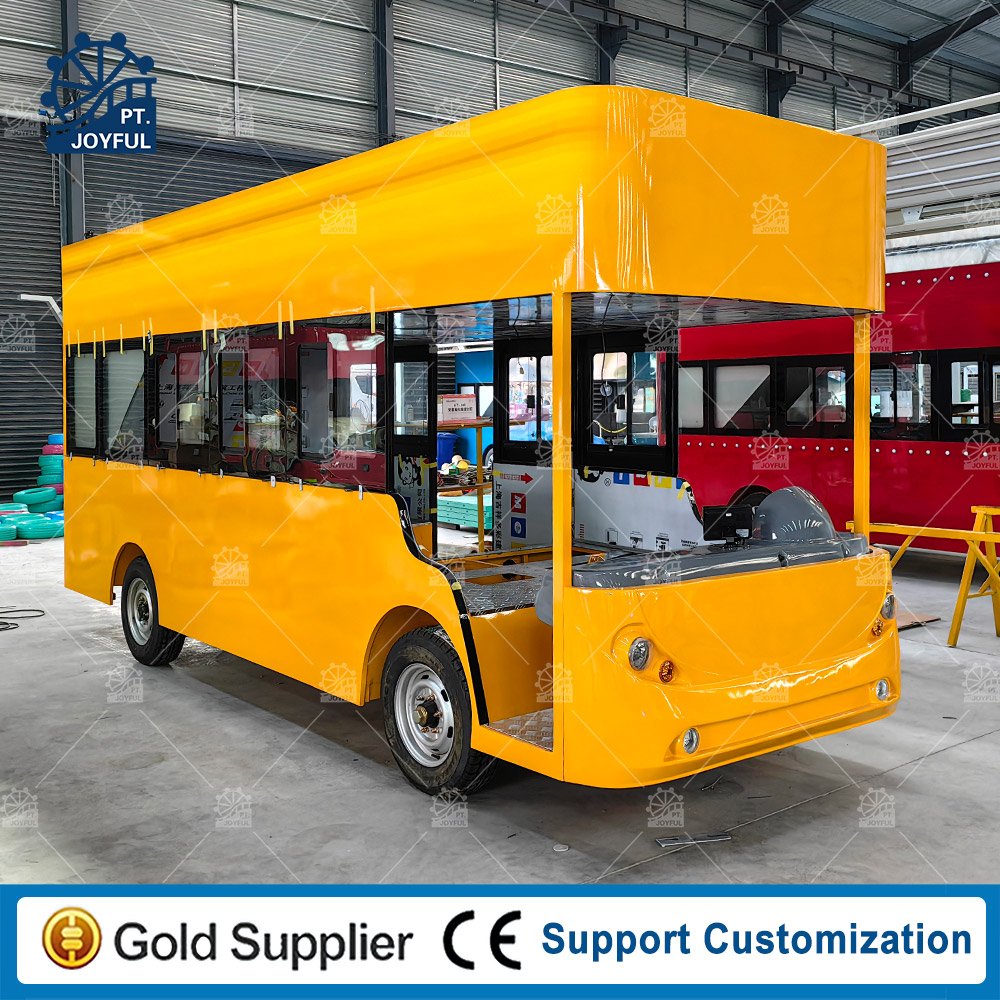 High Quality 18-Seater Luxury 18 Passenger Tourist Bus 72V Electric City Sightseeing Electrical Vehicle for Tourists