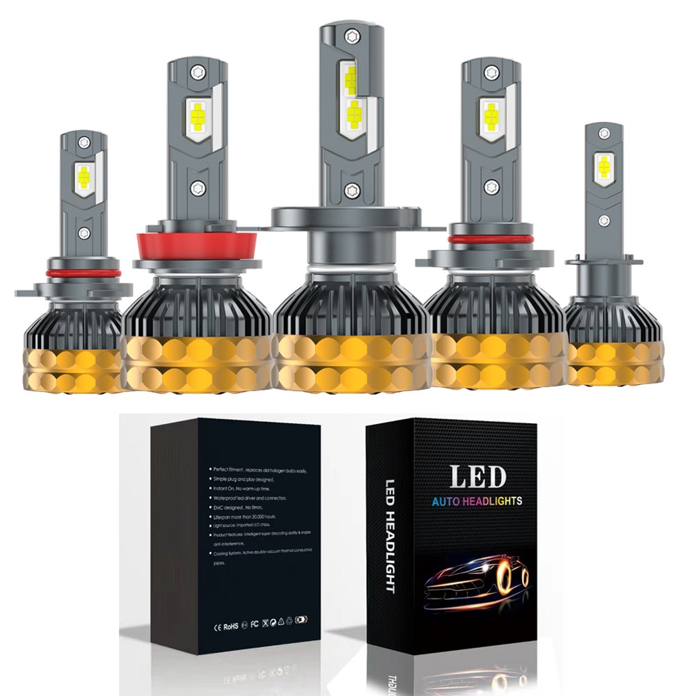 High Power H1 H4 H7 H11 LED Headlight Bulb 160w White Auto H1 H3 H4 H7 H8 H11 9005 9006 9012 HB3 HB4 5202 CSP Car Led Fog Lamps