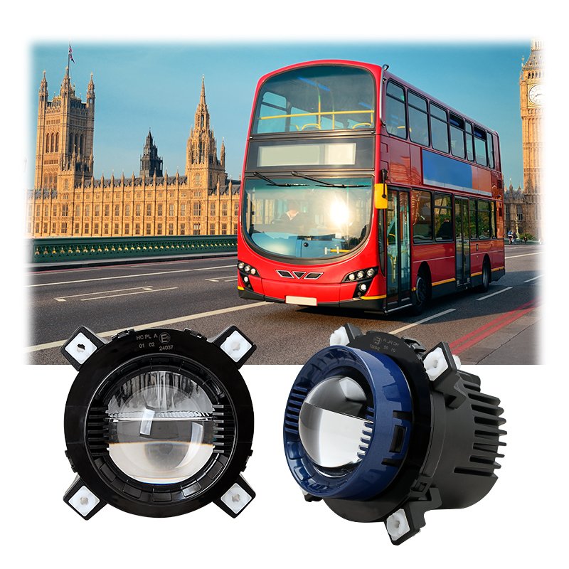 High Low Beam Sealed LED Headlight 90mm 3.5 Inch Led Headlight for Bus Motorcycles Truck Agricultural Vehicles
