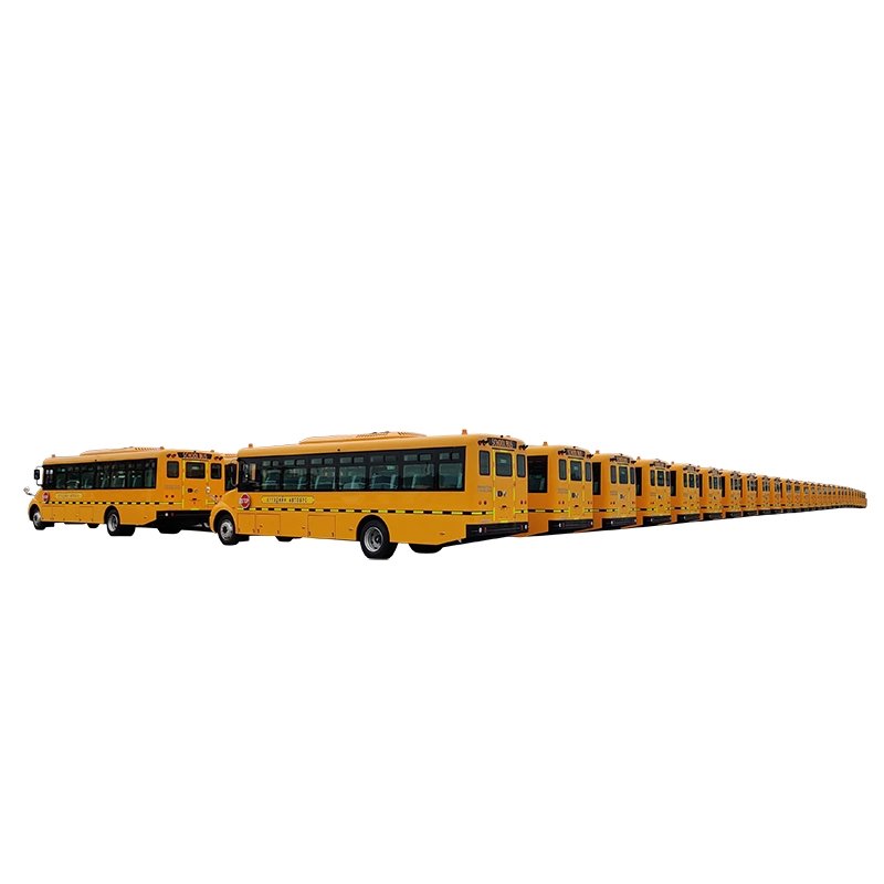 Diesel Engine 54 Seats Children Bus Primary/Middle/High School Bus