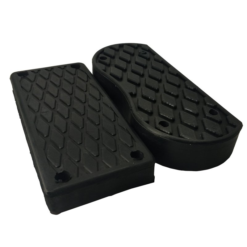 China Bus Accessories Black Rubber Customized Bus Parts Driver Foot Rest Plate Brake Accelerator Foot Rest Anti slip Rubber