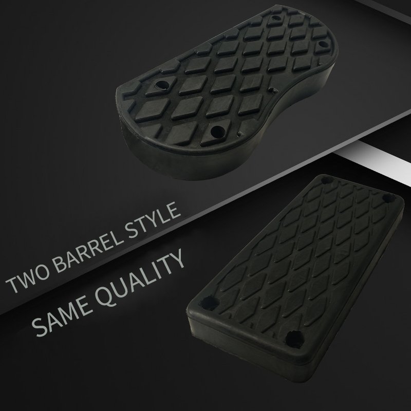 China Bus Accessories Black Rubber Customized Bus Parts Driver Foot Rest Plate Brake Accelerator Foot Rest Anti slip Rubber
