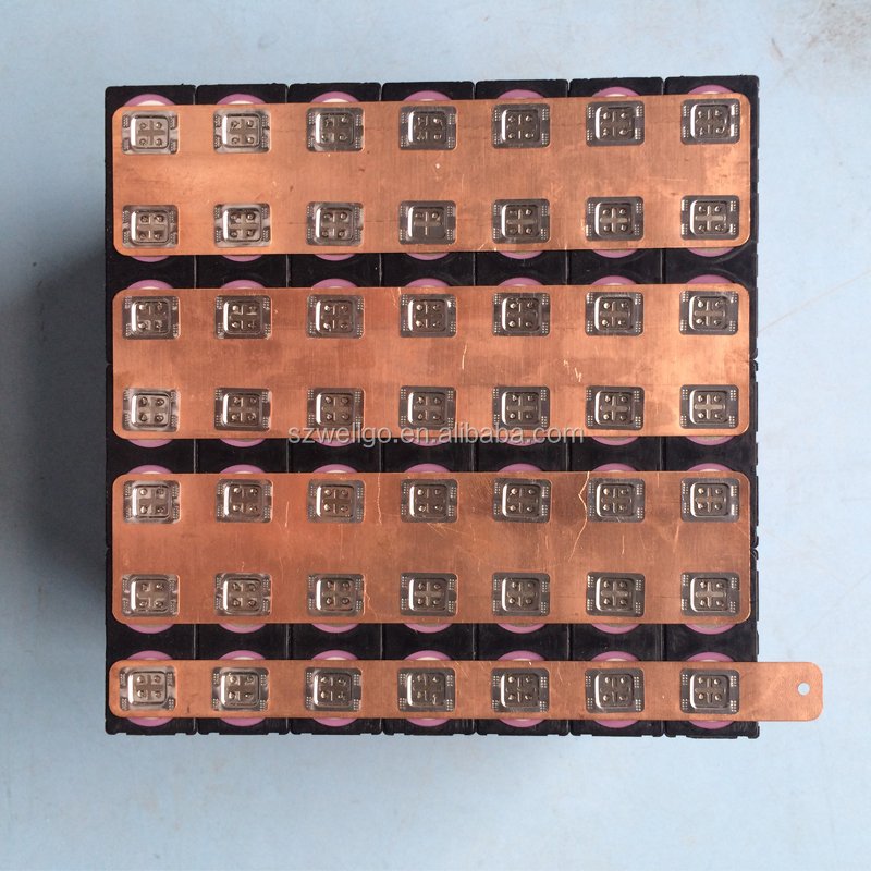 WELLGO Custom Cylindrical Battery Accessories Nickel Strip Copper Bus Bar for 18650 21700 26650 Cell