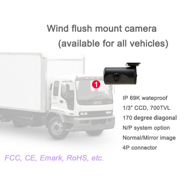 Whole Sale 1/3 CMOS Rear View Truck Camera Parking Camera AHD Mini Camera Accessories Reverse Back up for Truck Car