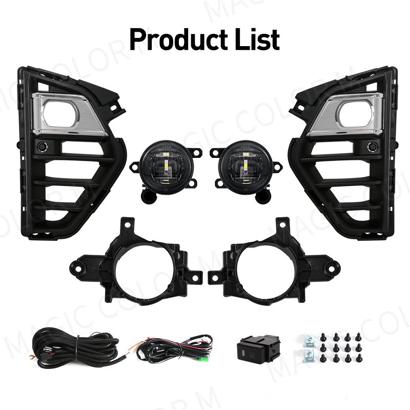 LED Fog Lamps for Nissan Caravan Micro Bus / Urvan NV350 2023 DRL Daytime Running Lights Front Bumper Driving Lamp Accessories