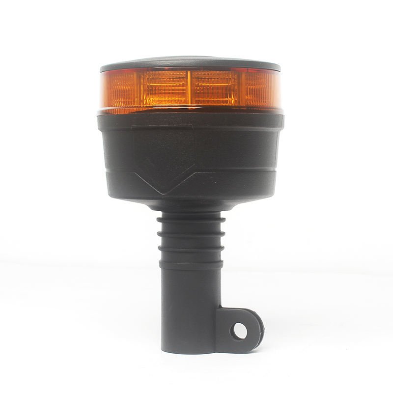 ECE SAE 30LED Amber Flashing Warning Strobe Beacon Light 19W 8 Modes With Magnet IP67 12v 24v Emergency Signal Rotating Lamp