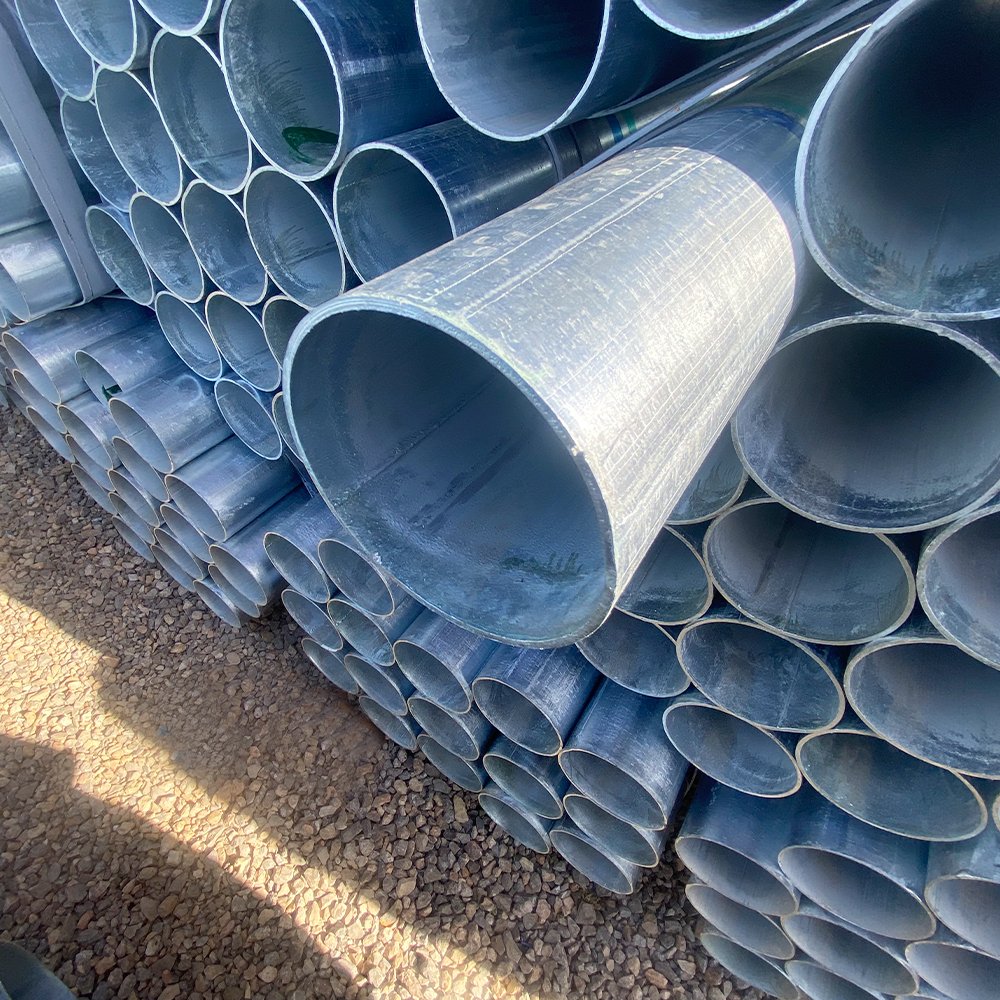Dn 25 Dn50 3 Inch 32 Inch 10 ft Large Diameter Round square and Rectangular Galvanized Steel Pipe
