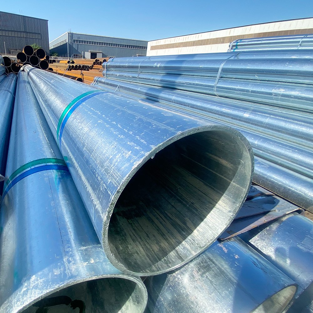 Dn 25 Dn50 3 Inch 32 Inch 10 ft Large Diameter Round square and Rectangular Galvanized Steel Pipe